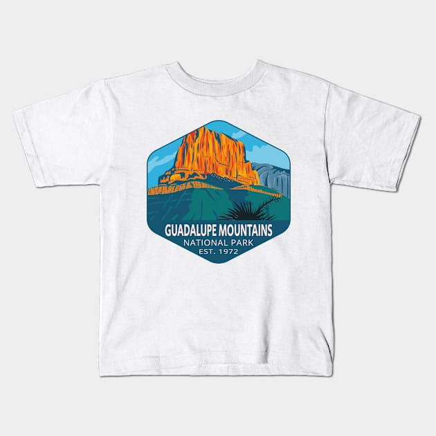 Guadalupe Mountains National Park Kids T-Shirt by HomeSpirit